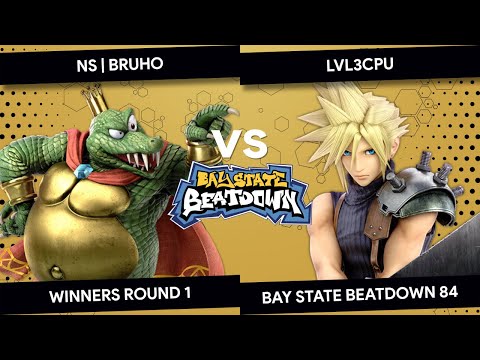 Bay State Beatdown 84 - NS | Bruho (King K Rool) vs LVL3CPU (Mario, Cloud) - Winners Round 1