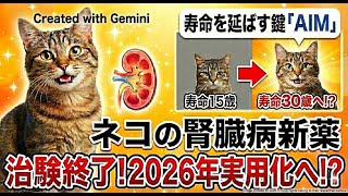 猫の腎臓病が「治る」時代が来る？新薬承認申請へ