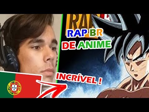PORTUGUÊS REAGE A RAP BR DE ANIME