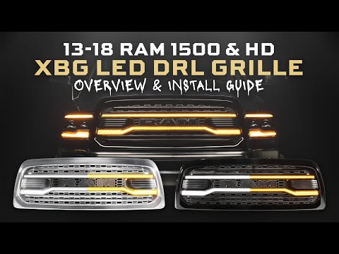 All-New XBG DRL Grille for 2013–2018 Ram 1500 & HD | Morimoto Install & Full Overview