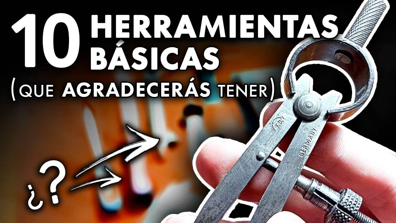 10 HERRAMIENTAS BÁSICAS para ARTESANÍA ✅ (O taller de MANUALIDADES, JOYERÍA, MODELISMO, DIY...)