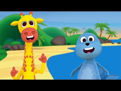 Canción de la Jirafa y la Foca - Las Canciones del Zoo 3 | El Reino Infantil