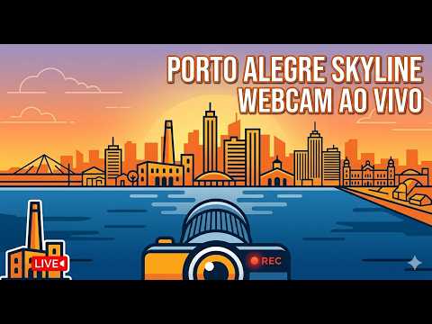 Câmera AO VIVO no Centro Histórico de Porto Alegre/RS
