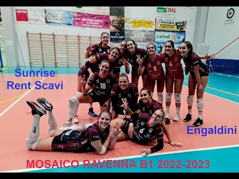 Mosaico Volley Ravenna serie B1 2022-2033 Ultimo punto dei set vinti nel campionato