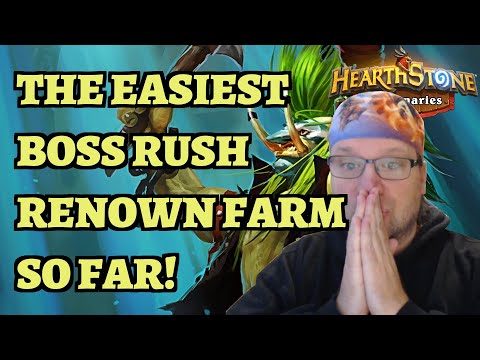 The EASIEST Mythic Boss Rush Renown Farm So Far! Hearthstone Mercenaries