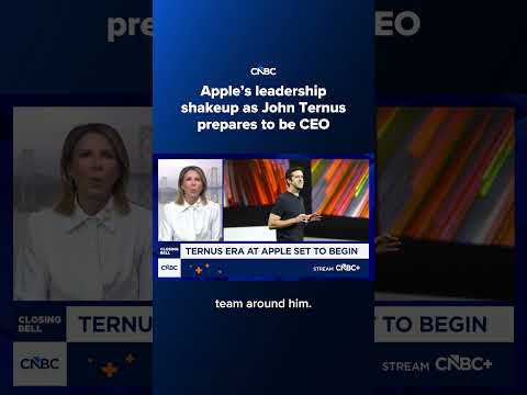 Apple's leadership shakeup as John Ternus prepares to be CEO