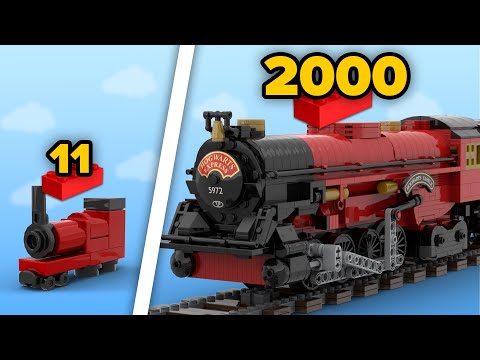 LEGO HOGWARTS EXPRESS From 10 to 2000 Parts | Comparison