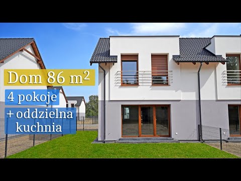 Oglądamy DOM 86 m2 dla rodziny na sprzedaż! ODDZIELNA kuchnia, 4 pokoje! Osiedle Miętowa Park Poznań