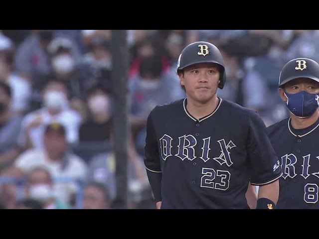 【2回表】今日も先制!! バファローズ・伏見寅威 アウトコースの球を上手くすくうセンターへのタイムリーヒットを放つ!! 2022年9月4日 千葉ロッテマリーンズ 対 オリックス・バファローズ