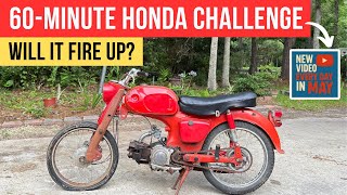 The 60-Minute Honda Challenge – Will It Fire Up?