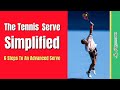 The Tennis Serve Simplified - 6 Steps To An Advanced Serve