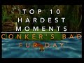 TOP 10 Hardest Moments In Conker S Bad Fur Day Original Nintendo 64 Capture
