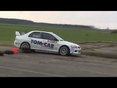 T. Kuciński (Lancer Evo IX) - II Runda MOTUL Rallyland Cup (28.03.2015)