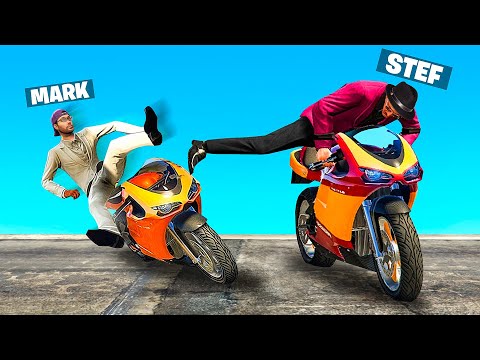 HO BUTTATO GIÙ DALLA MOTO I MIEI AMICI! - GTA 5 *TORNEO*
