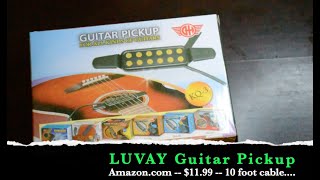 Video thumbnail for Amazon Luvay Acoustic Guitar Pickup Review - BEER by Dickie's Beer Reviews