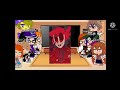 Past And Present Afton Family Reacts To Michael As Alastor My Au