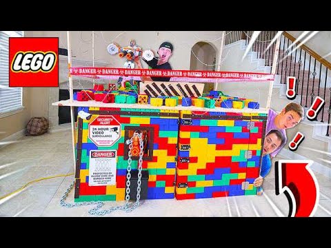 2 NOOBS TRY TO BREAK INTO WORLDS SAFEST LEGO HOUSE!