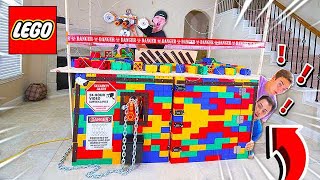 2 NOOBS TRY TO BREAK INTO WORLDS SAFEST LEGO HOUSE