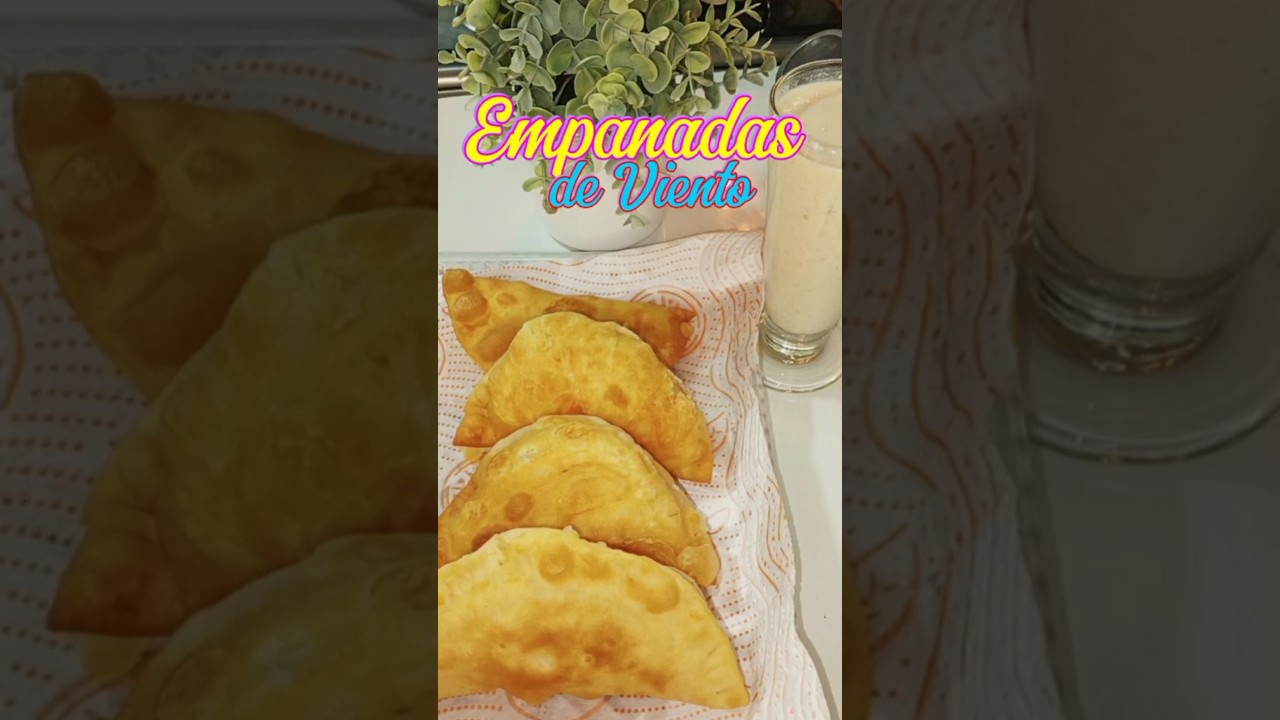Empanadas de viento faciles de hacer y con pocos ingredientes! #empanadas #empanadasdeviento #shorts