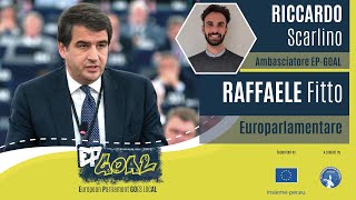 EPGOAL9 | L'ambasciatore EPGOAL Riccardo Scarlino incontra l'europarlamentare Raffaele Fitto