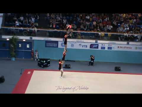 RUS 2 - Men group Acro worlds Levallois 2014 qualifs Balance