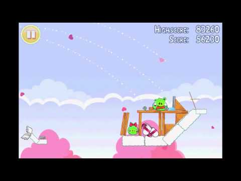 Angry Birds Seasons Hogs & Kisses 3 Star Walkthrough Level 7