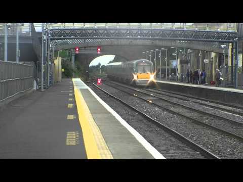 Irish Rail 22000 DMU 22037 arrives at Kildare