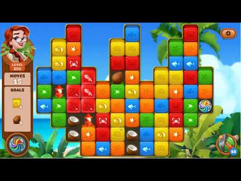 Lost Island Blast Adventure Level 350 - No Boosters