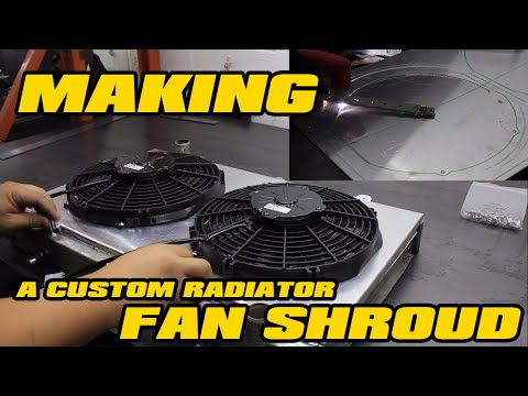 Making A Custom Radiator Fan Shroud For The 2JZ S13