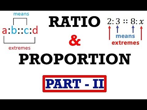 Ratio and Proportion Tricks Part-2 by Manavidya Video