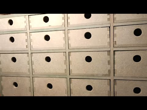 Make Your Own Chest Of Drawers – Free Plans!! (Really useful MDF workshop storage..)