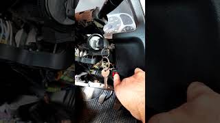 Car key ignition bypass, start your car with simple switch (peugeot 306)
