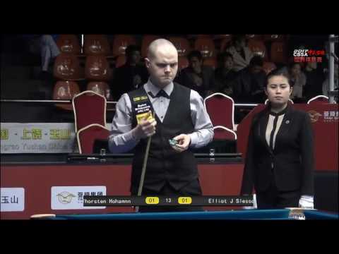 Thorsten Hohmann VS Elliot Slessor - Men - 2017 Chinese Billiards World Championship