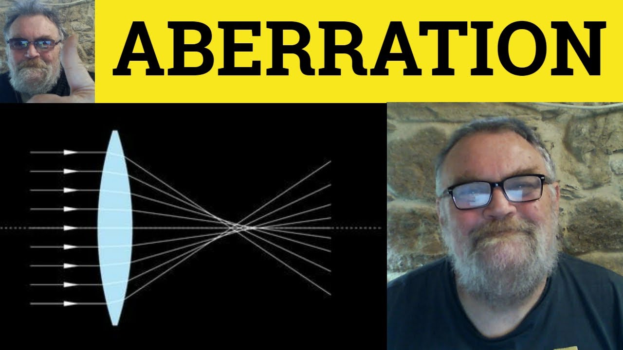 What is aberration example? More REF
