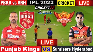 🔴IPL LIVE | LIVE IPL MATCH TODAY | PBKS vs SRH Live Cricket Match Today | Cricket Live |Cricket22 14
