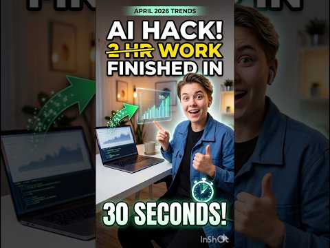 2 Ghante ka kaam in 30 Seconds? 😱 #AIHack