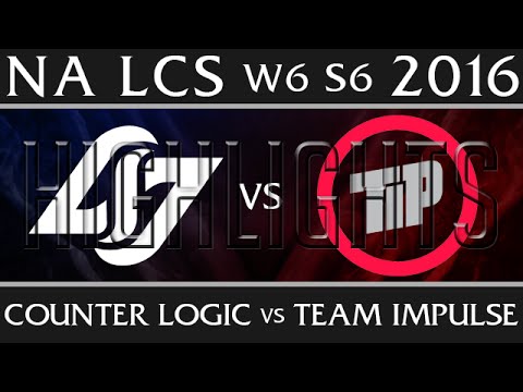 CLG vs Team Impulse | Highlights NA LCS W6D1 2016 Spring S6 | CLG vs TIP Week 6