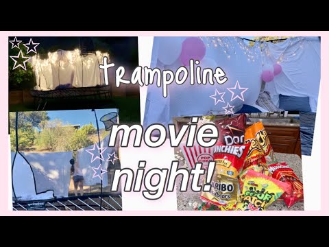 YouTube video about: How to decorate a trampoline?