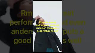 Download lagu RM- Still Life with Anderson Paak Review #bts #btsarmy #rm #andersonpaak #shorts #kpop mp3