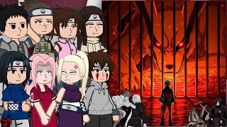 Naruto Friends + Iruka react to Future & 4th Great Ninja War
