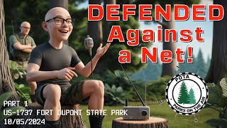 I Got Defended by a Hunter Who Rips Into a Net that I CAN'T HEAR