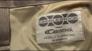 Eberlestock Reveille Sleeping Bag & the Carinthia Defence 4