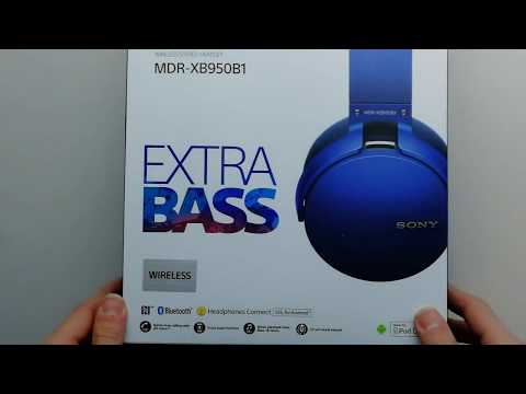 Наушники Sony MDR-XB950B1 черный - Видео