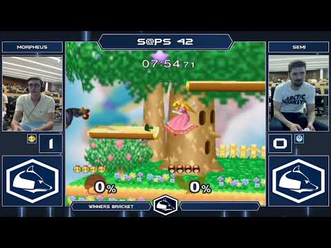 S@PS 42 Melee Singles - Morpheus (Peach) vs Semi (Kirby/Falcon) - Winners Bracket