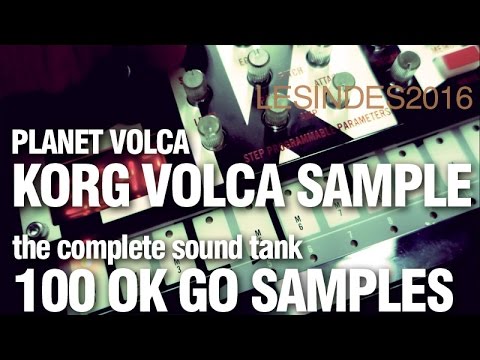 KORG VOLCA SAMPLE // OK GO edition // ALL INTERNAL SOUNDS