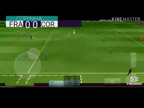 Corinthians fazendo 1 a 0 na francana jogo pela copinha