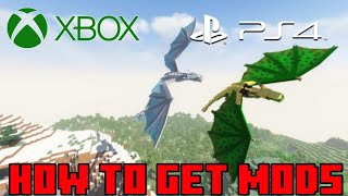 HOW TO GET MODS ON MINECRAFT PS4/PS5/XBOX