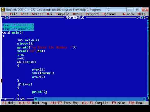 Amstrong Number in c