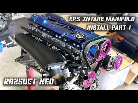 RB25DET Neo Intake Manifold Install! || Ep. 5 Forward Facing Intake Plenum Part 1