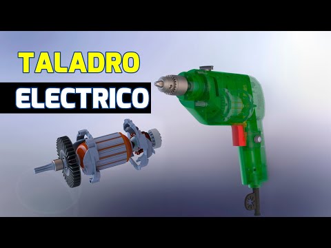 Como funciona el Taladro Eléctrico – Partes y Funcionamiento – Explicación en 3D !
